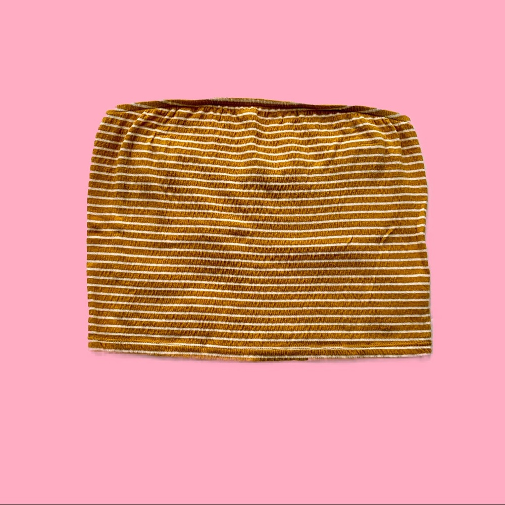 American Eagle Yellow Tube Top
